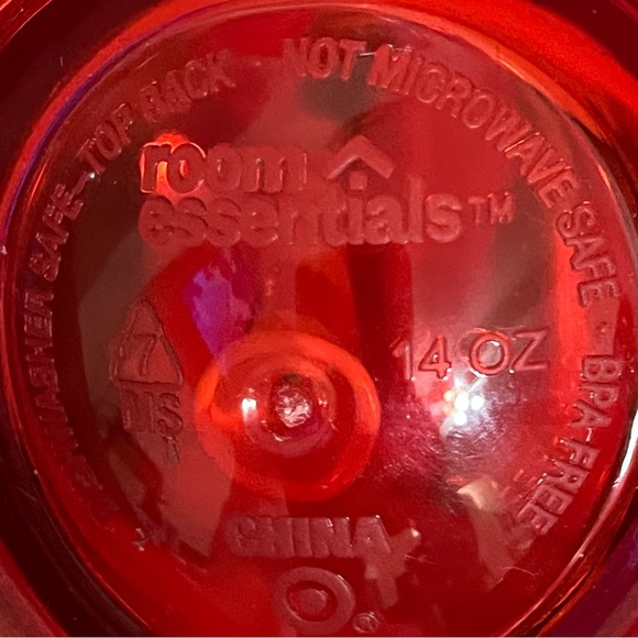 NWOT Heart Cup With Straw - Picture 5 of 5